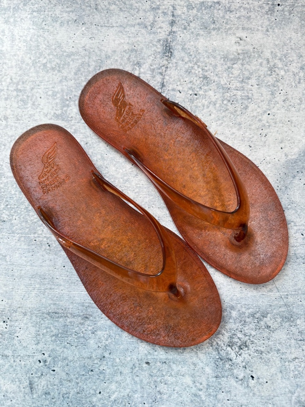 Ancient Greek Sandals Jelly Flip Flops 40